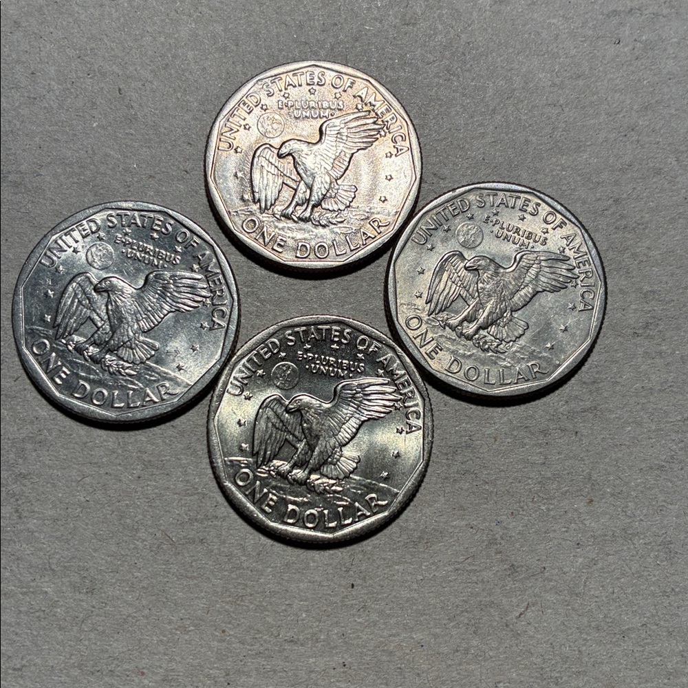 Susan B. Anthony Dollar Coin Lot - Silver Tone - Picture 2 of 3